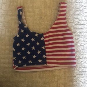 Fourth of July crop top!